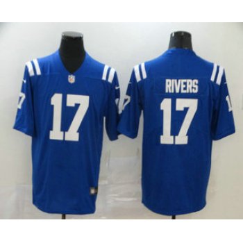 Men's Indianapolis Colts #17 Philip Rivers Royal Blue 2020 Vapor Untouchable Stitched NFL Nike Limited Jersey