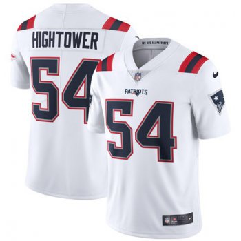 Men's New England Patriots #54 Dont'a Hightower White 2020 NEW Vapor Untouchable Stitched NFL Nike Limited Jersey