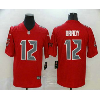 Men's Tampa Bay Buccaneers #12 Tom Brady Red 2020 Color Rush Fashion NFL Nike Limited Jersey