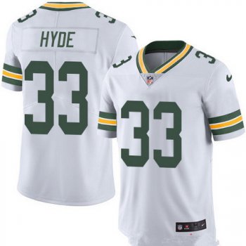 Men's Green Bay Packers #33 Micah Hyde White 2016 Color Rush Stitched NFL Nike Limited Jersey