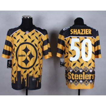 Nike Pittsburgh Steelers #50 Ryan Shazier 2015 Noble Fashion Elite Jersey