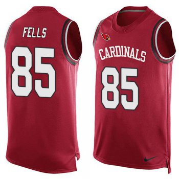 Men's Arizona Cardinals #85 Darren Fells Red Hot Pressing Player Name & Number Nike NFL Tank Top Jersey