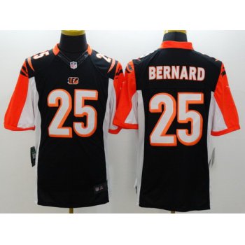 Nike Cincinnati Bengals #25 Giovani Bernard Black Limited Jersey