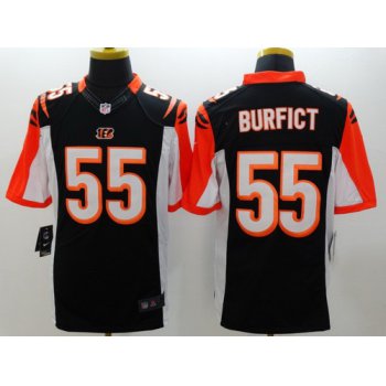 Nike Cincinnati Bengals #55 Vontaze Burfict Black Limited Jersey