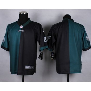 Nike Philadelphia Eagles Blank Green/Black Two Tone Elite Jersey