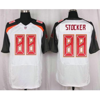 Men's Tampa Bay Buccaneers #88 Luke Stocker White Road NFL Nike Elite Jersey
