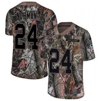 Nike Redskins #24 Josh Norman Camo Men's Stitched NFL Limited Rush Realtree Jersey