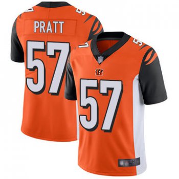 Bengals #57 Germaine Pratt Orange Alternate Men's Stitched Football Vapor Untouchable Limited Jersey