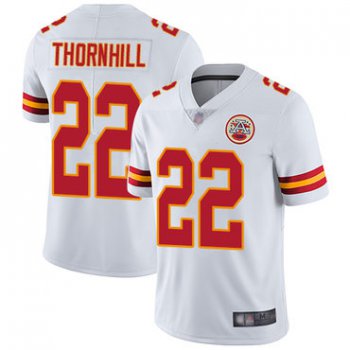 Chiefs #22 Juan Thornhill White Men's Stitched Football Vapor Untouchable Limited Jersey
