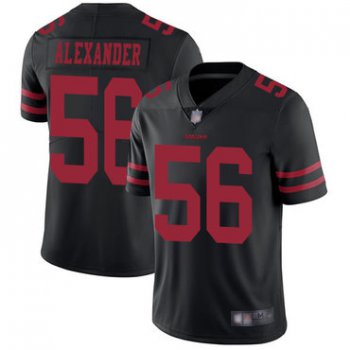 49ers #56 Kwon Alexander Black Alternate Men's Stitched Football Vapor Untouchable Limited Jersey