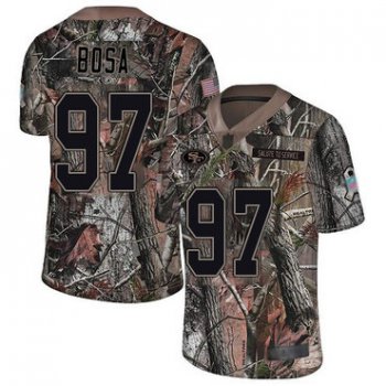 49ers #97 Nick Bosa Camo Men's Stitched Football Limited Rush Realtree Jersey