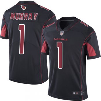 Cardinals #1 Kyler Murray Black Men's Stitched Football Limited Rush Jersey