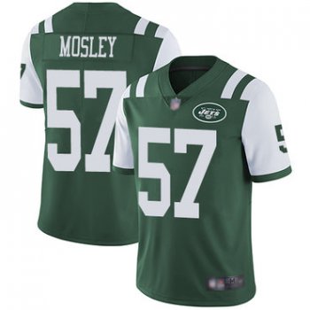 Jets #57 C.J. Mosley Green Team Color Men's Stitched Football Vapor Untouchable Limited Jersey