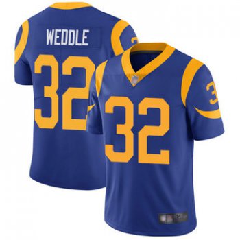 Rams #32 Eric Weddle Royal Blue Alternate Men's Stitched Football Vapor Untouchable Limited Jersey
