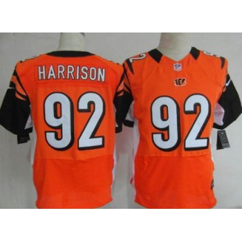 Nike Cincinnati Bengals #92 James Harrison Orange Elite Jersey
