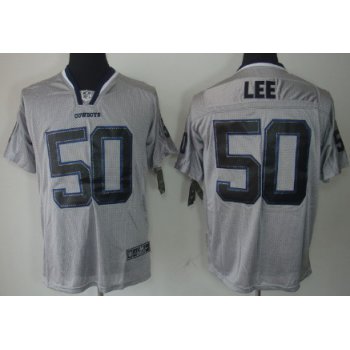 Nike Dallas Cowboys #50 Sean Lee Lights Out Gray Elite Jersey