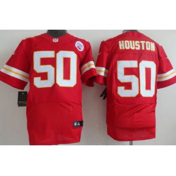 Nike Kansas City Chiefs #50 Justin Houston Red Elite Jersey