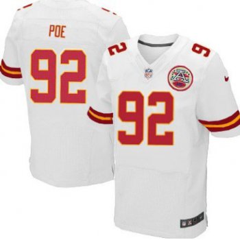Nike Kansas City Chiefs #92 Dontari Poe White Elite Jersey