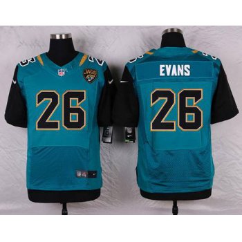 Men's Jacksonville Jaguars #26 Josh Evans Teal Green Alternate NFL Nike Elite Jersey