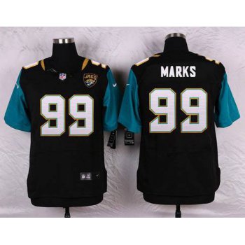 Men's Jacksonville Jaguars #99 Sen'Derrick Marks Black Team Color NFL Nike Elite Jersey