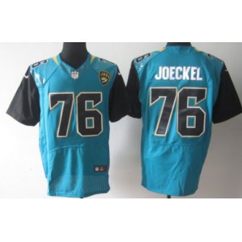 Nike Jacksonville Jaguars #76 Luke Joeckel 2013 Green Elite Jersey