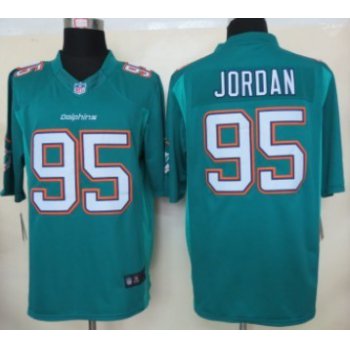 Nike Miami Dolphins #95 Dion Jordan 2013 Green Limited Jersey