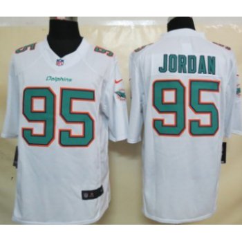 Nike Miami Dolphins #95 Dion Jordan 2013 White Limited Jersey