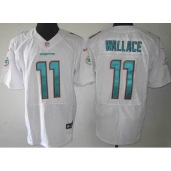 Nike Miami Dolphins #11 Mike Wallace 2013 White Elite Jersey