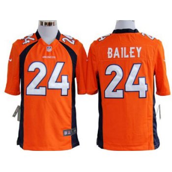 Nike Denver Broncos #24 Champ Bailey Orange Game Jersey
