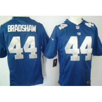 Nike New York Giants #44 Ahmad Bradshaw Blue Game Jersey
