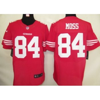 Nike San Francisco 49ers #84 Randy Moss Red Elite Jersey