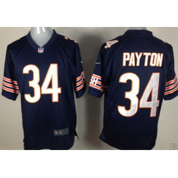 Nike Chicago Bears #34 Walter Payton Blue Game Jersey