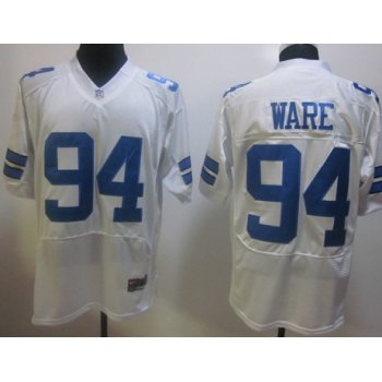 Nike Dallas Cowboys #94 DeMarcus Ware White Elite Jersey