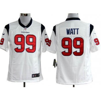 Nike Houston Texans #99 J.J. Watt White Game Jersey