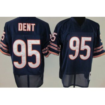 Chicago Bears #95 Richard Dent Blue Throwback Jersey