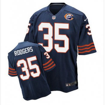 Nike Bears #35 Jacquizz Rodgers Navy Blue Throwback Men's Stitched NFL Elite Jersey