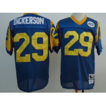 St. Louis Rams #29 Eric Dickerson Light Blue Throwback Jersey