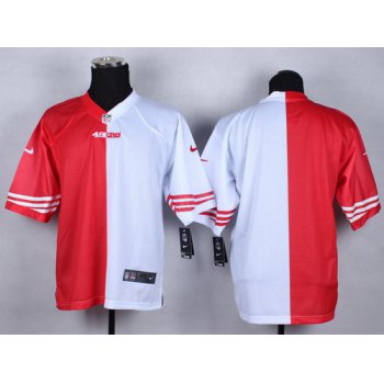Nike San Francisco 49ers Blank Red/White Two Tone Elite Jersey