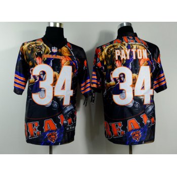 Nike Chicago Bears #34 Walter Payton 2014 Fanatic Fashion Elite Jersey