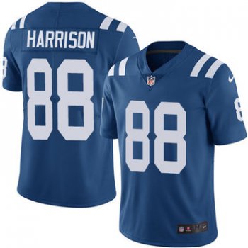 Nike Indianapolis Colts #88 Marvin Harrison Royal Blue Team Color Men's Stitched NFL Vapor Untouchable Limited Jersey