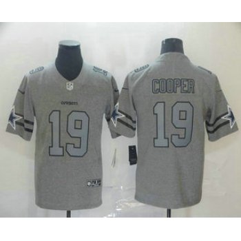Men's Dallas Cowboys #19 Amari Cooper 2019 Gray Gridiron Vapor Untouchable Stitched NFL Nike Limited Jersey