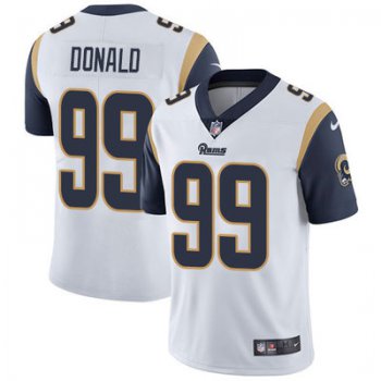 Men's Nike Los Angeles Rams #99 Aaron Donald White Stitched NFL Vapor Untouchable Limited Jersey
