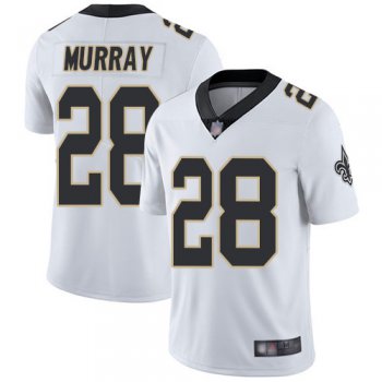 Men's New Orleans Saints #28 Latavius Murray White Men's Stitched Football Vapor Untouchable Limited Jersey