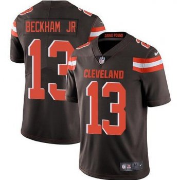 Nike Cleveland Browns 13 Odell Beckham Jr Brown Vapor Untouchable Limited Jersey