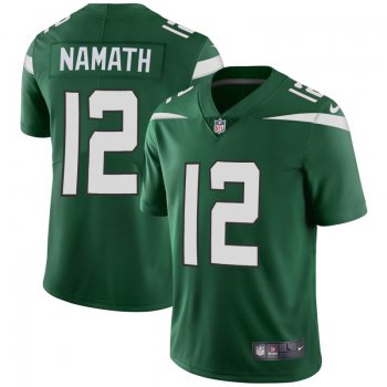 Nike Jets 12 Joe Namath Green New 2019 Vapor Untouchable Limited Jersey