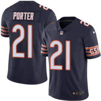 Men's Chicago Bears #21 Tracy Porter Navy Blue 2016 Color Rush Stitched NFL Nike Limited Jersey