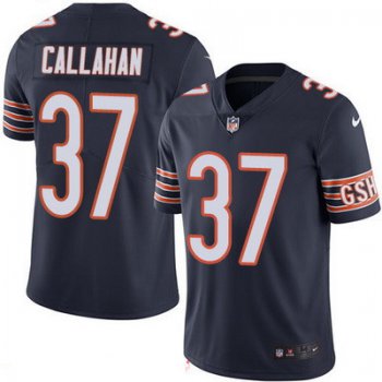 Men's Chicago Bears #37 Bryce Callahan Navy Blue 2016 Color Rush Stitched NFL Nike Limited Jersey