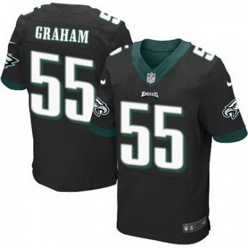 Philadelphia Eagles #55 Brandon Graham Black Alternate NFL Nike Elite Jersey