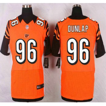 Cincinnati Bengals #96 Carlos Dunlap Orange Alternate NFL Nike Elite Jersey