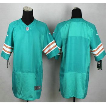 Miami Dolphins Blank Aqua Green Alternate 2015 NFL Nike Elite Jersey